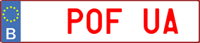 Truck License Plate